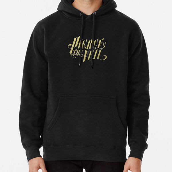 gold pierce the veil logo Pullover Hoodie RB1306 product Offical pierce the veil Merch